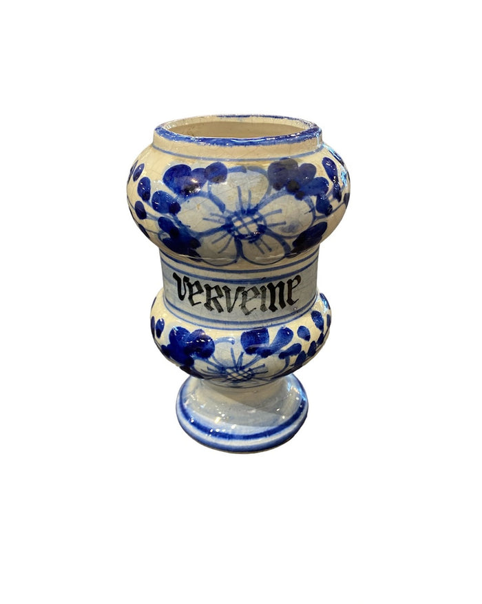 Vintage French Ceramic Apothecary Jar