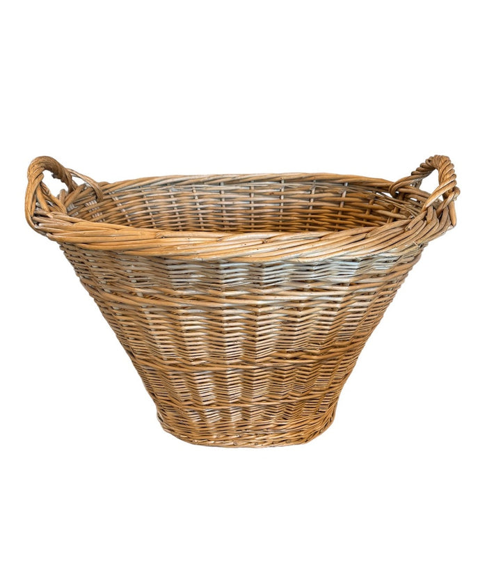 Antique French Basket with Handles