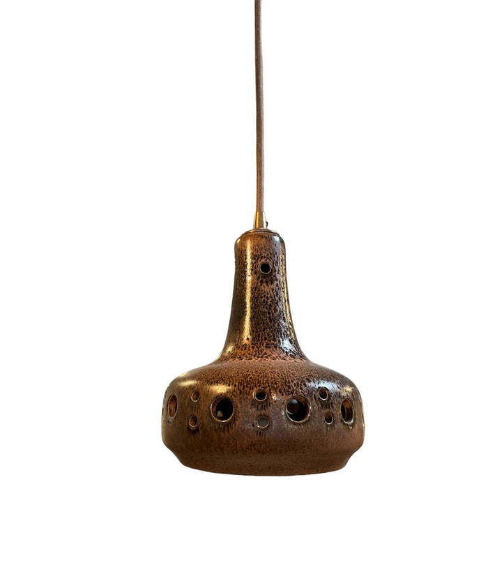 Vintage Ceramic Pendant Light from Holland- A