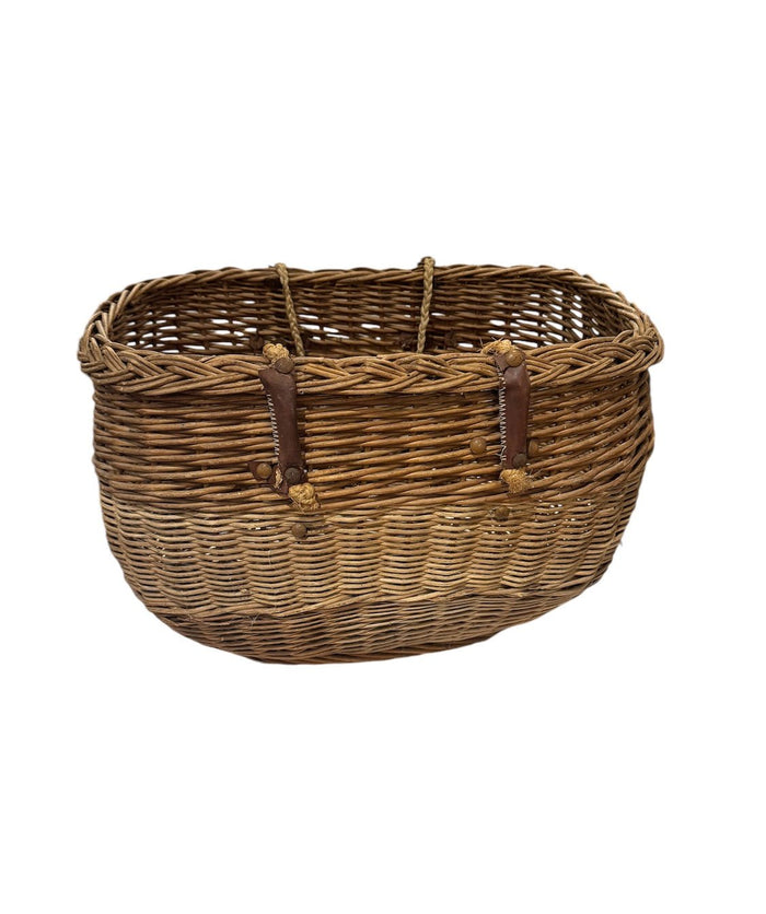 Vintage French Picnic Basket