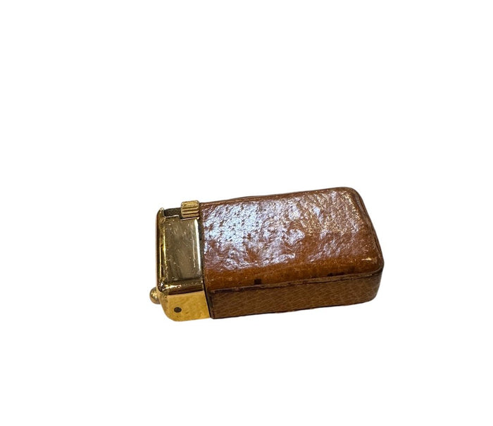 Vintage French Flaminaire Leather Lighter