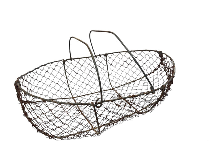 Antique French Wire Basket