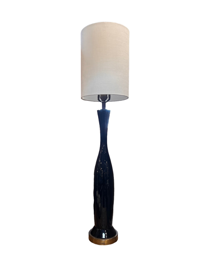 Mid Century Black Metal Lamp