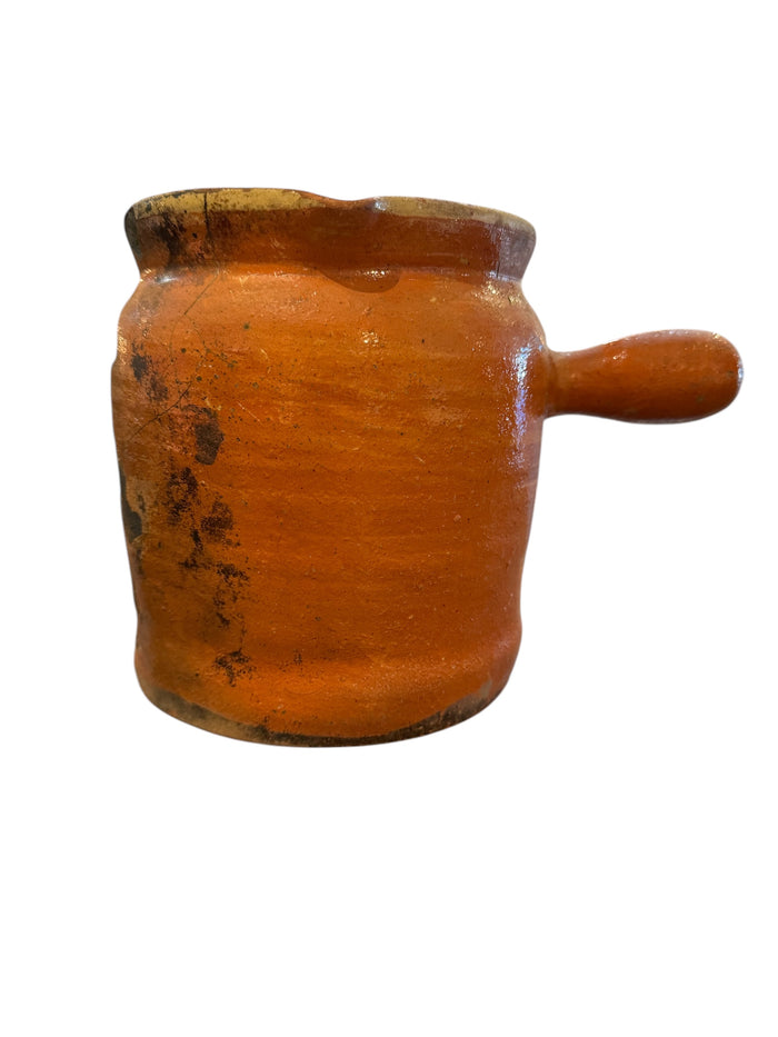 19th c. French Glazed Terracotta Pot