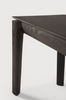 Bok Bench-Varnished Oak Brown