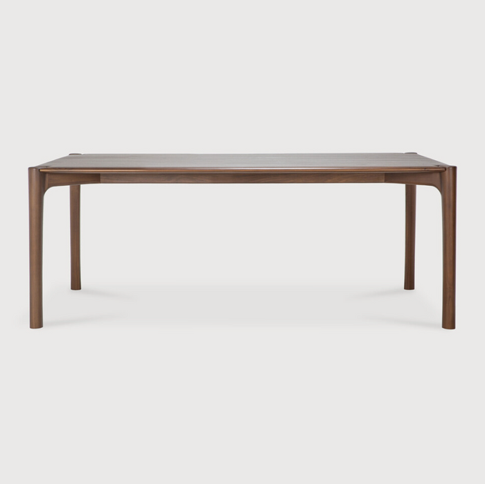 PI Rectangular Dining Table-Brown