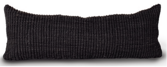 Makun Texturized Lumbar Pillow - Black