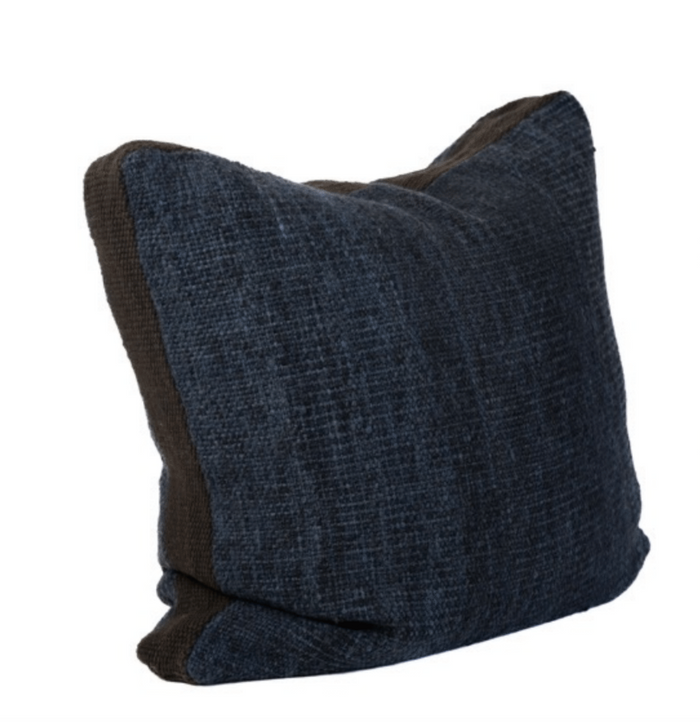 Makun Pillow Cushion - Ocean Blue/Black