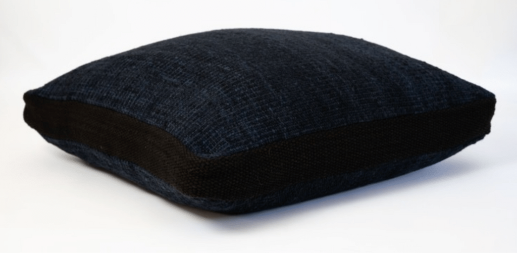 Makun Pillow Cushion - Ocean Blue/Black