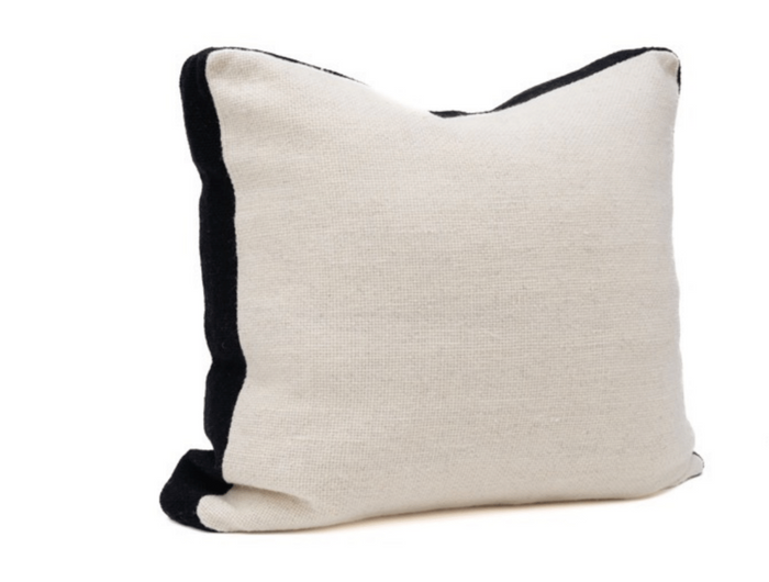 Makun Pillow Cushion - White/Black