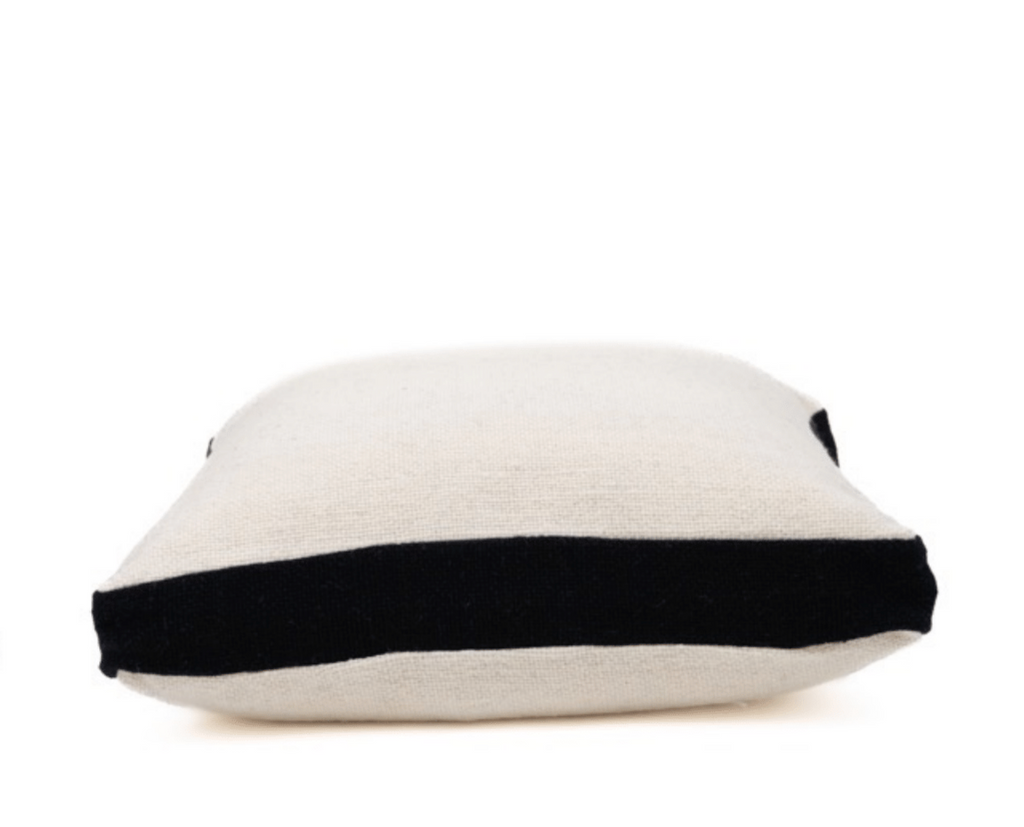 Makun Pillow Cushion - White/Black