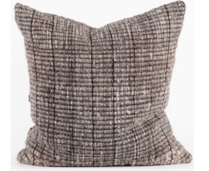 Makun Texturized Pillow - Gray/Black