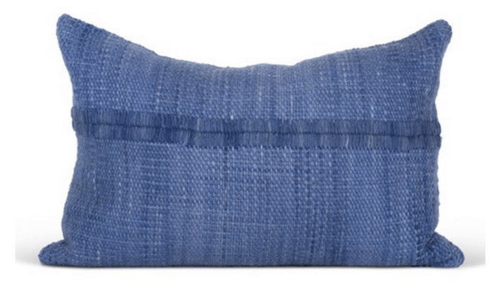 Makun Stitch Pillow - Blue