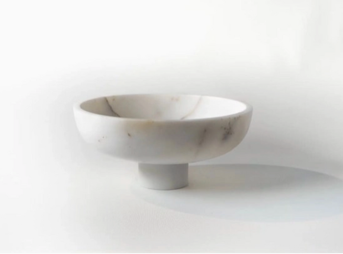 Marble Pedestal Bowl