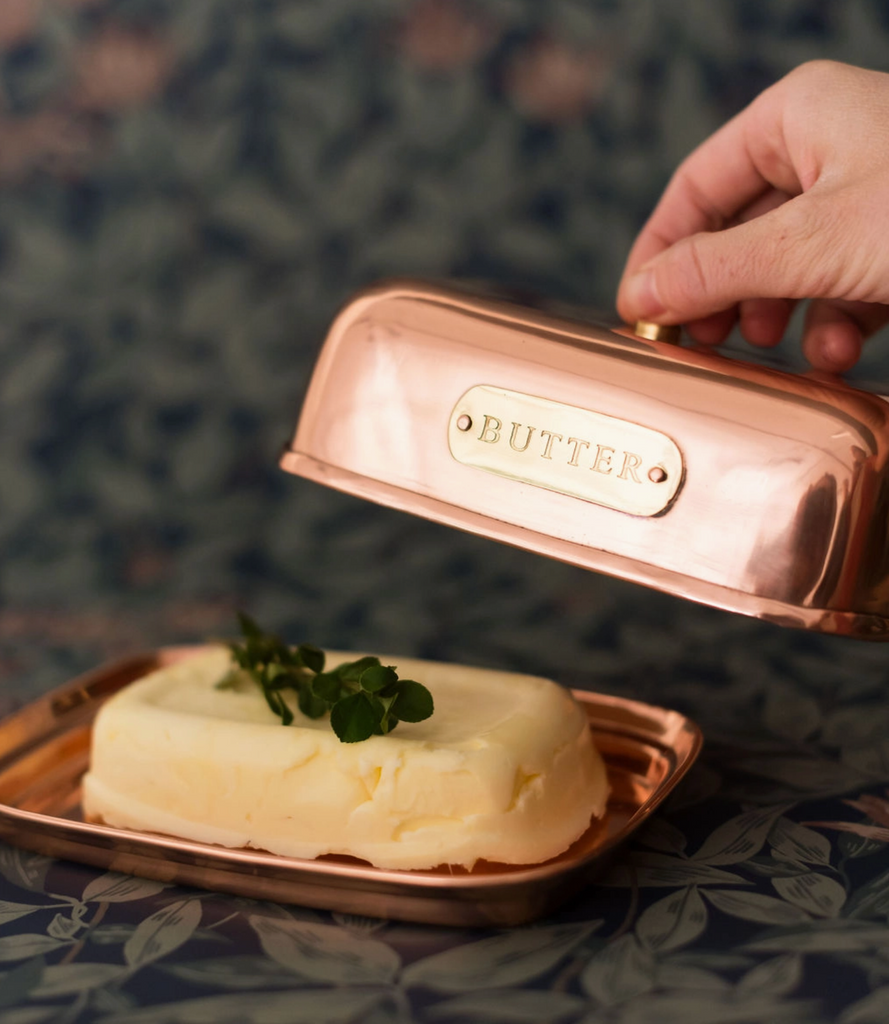 Copper Butter Dish