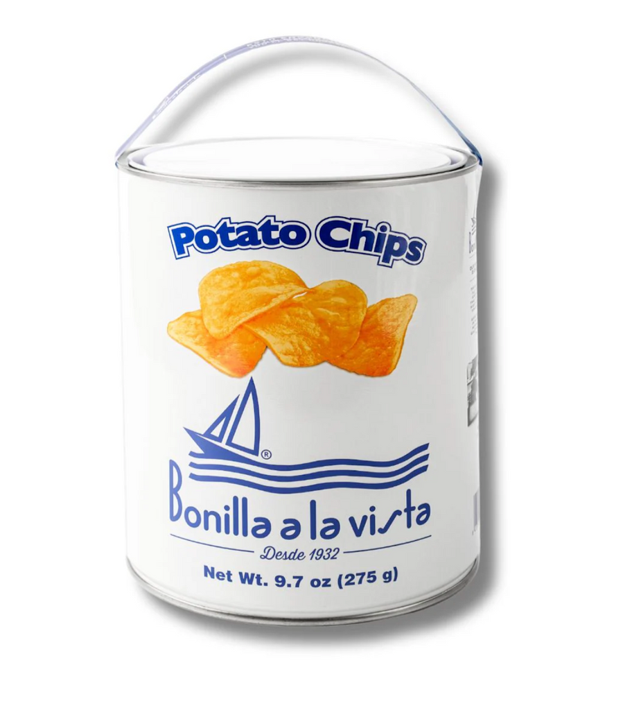 Bonilla a la Vista, Olive Oil Potato Chips Tin