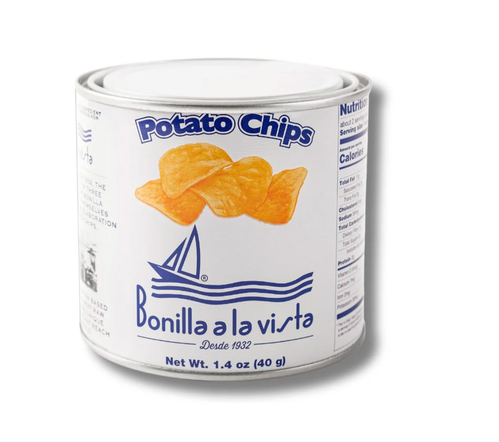 Bonilla a la Vista, Olive Oil Potato Chips Tin