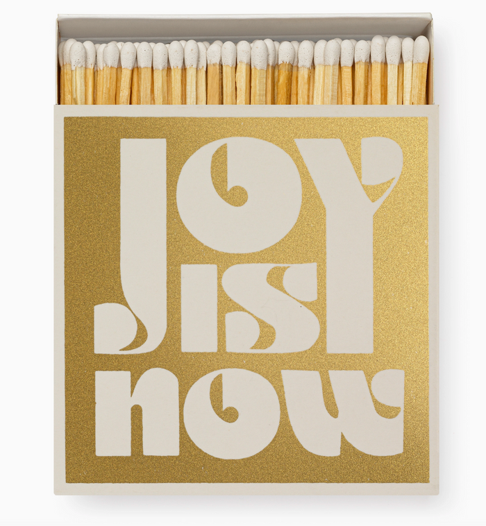 Holiday "Joy is Now" Match Box