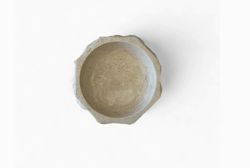 Travertine 11" Marble Bowl