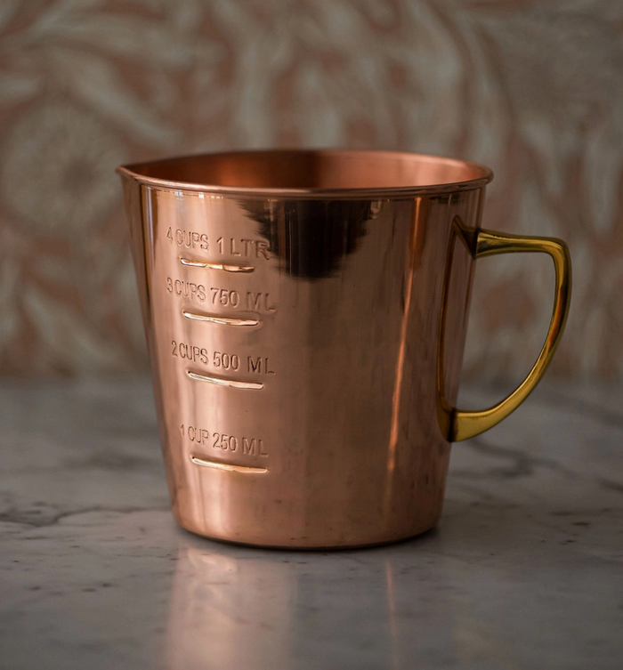 Copper Liquid Measuring Cup - 4 Cup