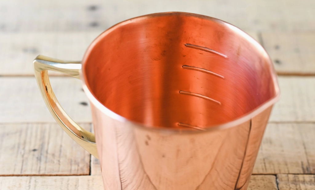 Copper Liquid Measuring Cup - 4 Cup