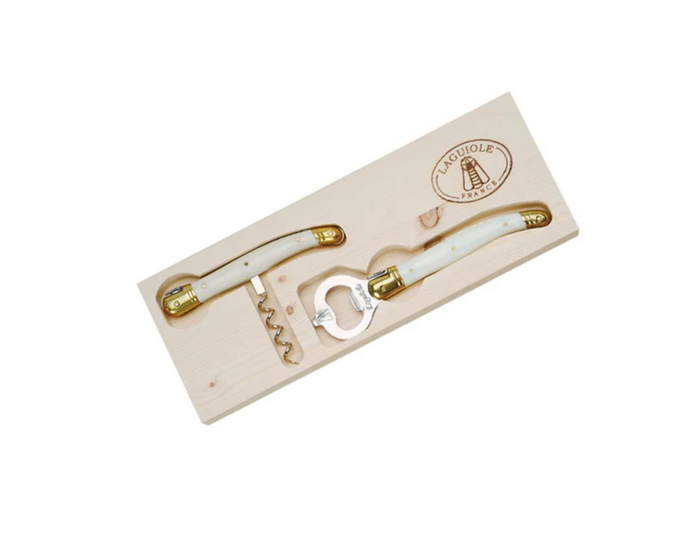 Jean Dubost Corkscrew & Bottle Opener Ivory