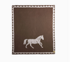 Brown Caballo Throw Blanket