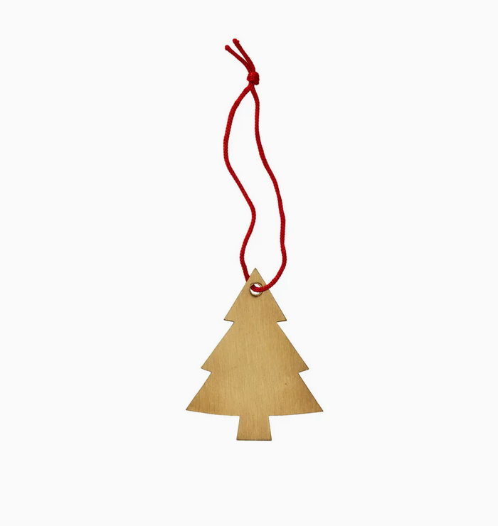 Brass Tree Ornament
