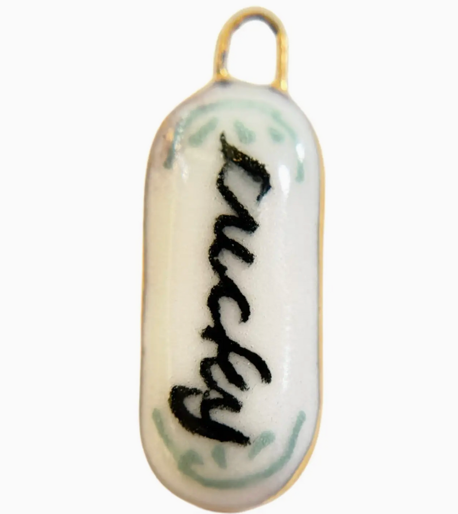 Hand Painted Porcelain Charms
