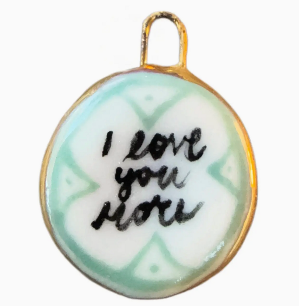 Hand Painted Porcelain Charms