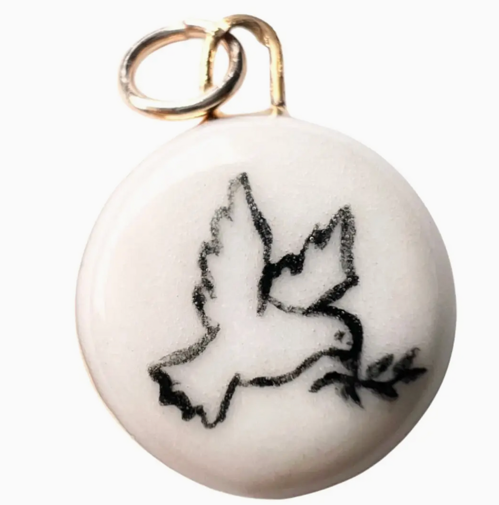 Hand Painted Porcelain Charms