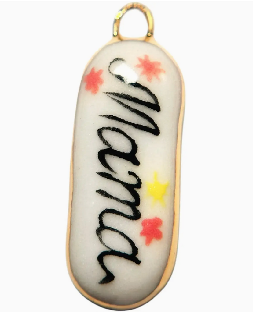 Hand Painted Porcelain Charms