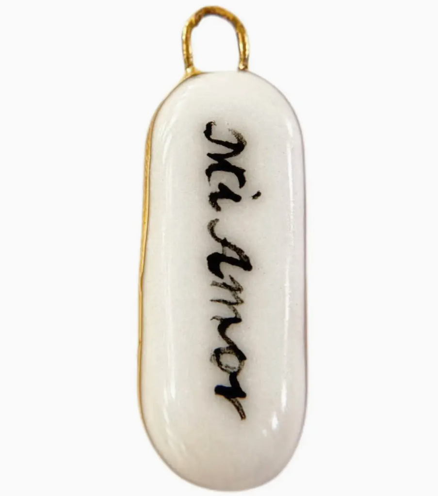 Hand Painted Porcelain Charms