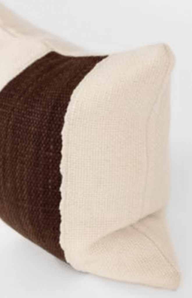 Makun Lazo Vertical Lumbar Pillow -  Brown
