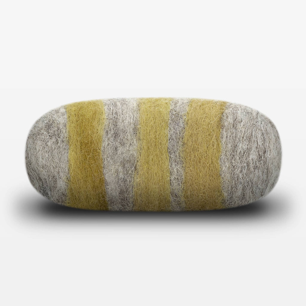 Felted Soap - Striped Lemon Ginger