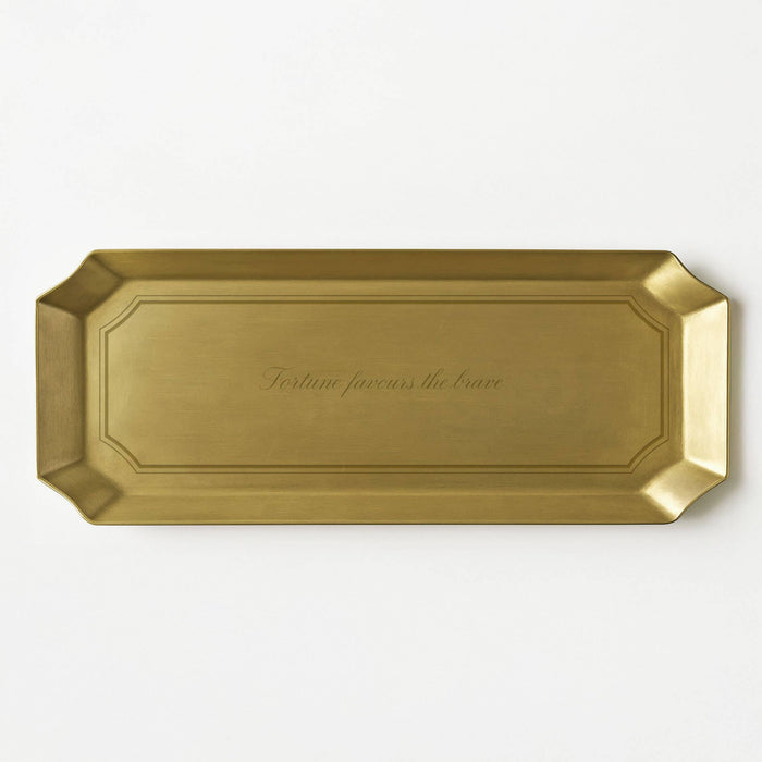 Brass Tray - Fortune Favours the Brave
