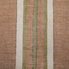 Antwerp Stripe Pillow - Chestnut Olive