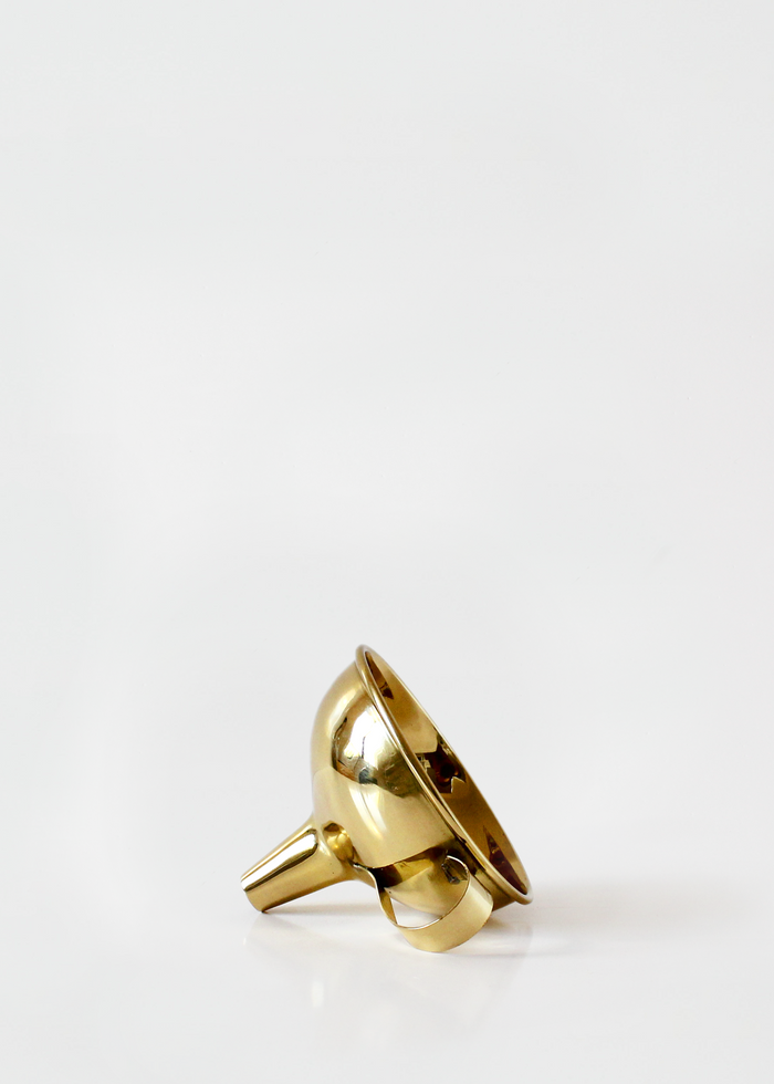 Solid Brass Funnel