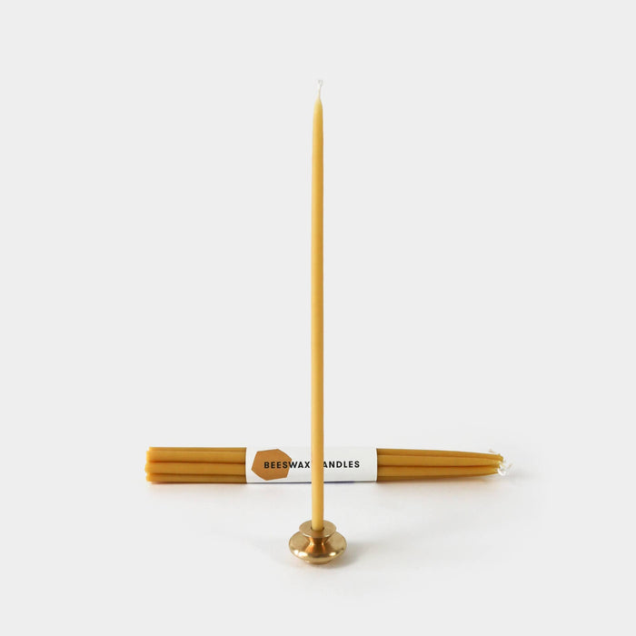 Thin Beeswax Candles (7 Pack) - Natural