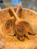 Handmade Wood Salad Server Set