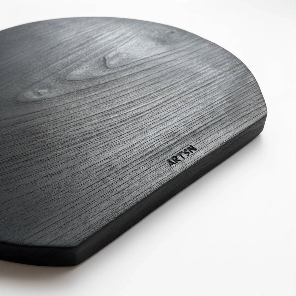 Etsu: Modern Round Shou Sugi Ban Board