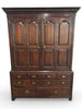 Antique English LInen Cabinet