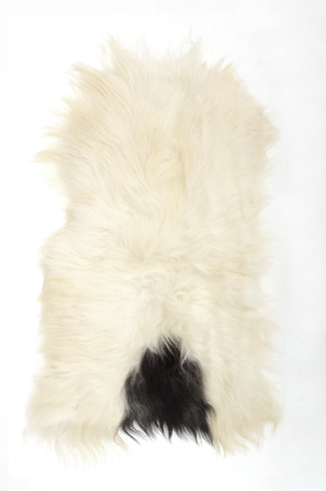 Spotted Icelandic Sheepskin Throw Rug