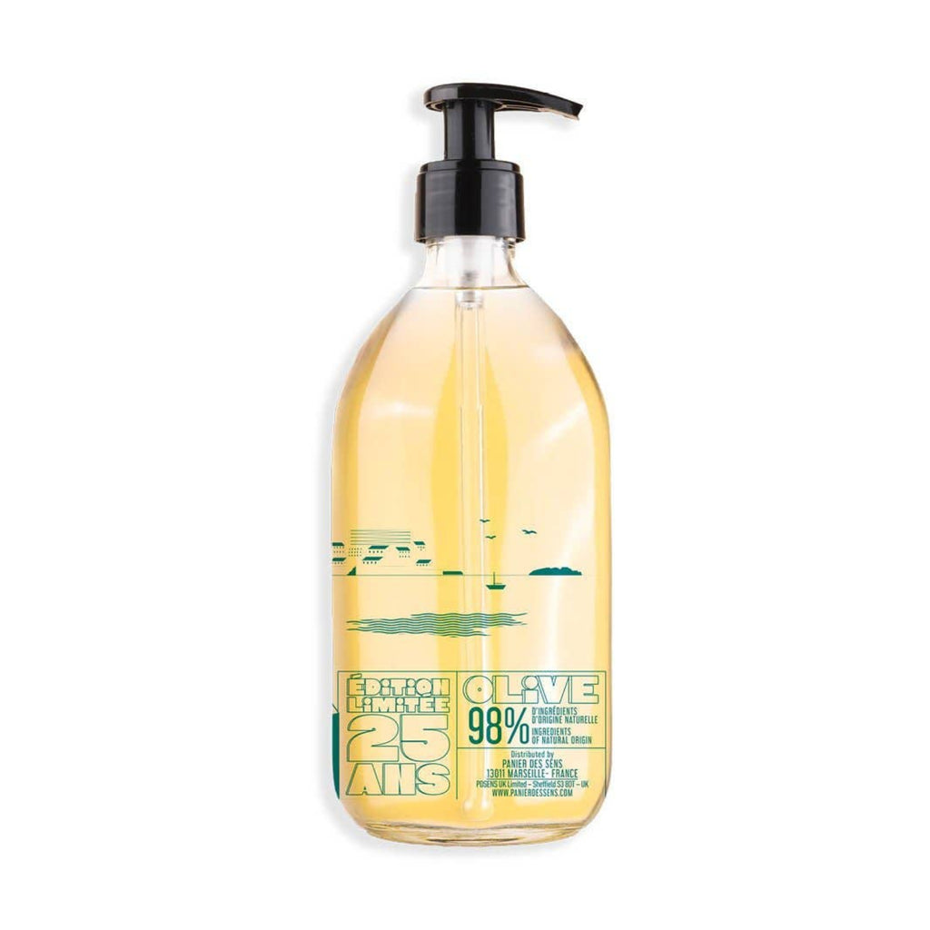 Marseille Olive Liquid Soap- Glass Bottle