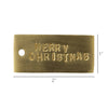 Brass Tag - Merry Christmas