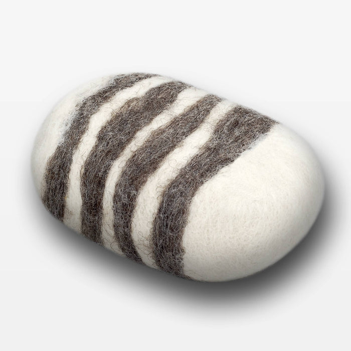 Felted Soap - Striped Lavender