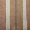Bruges Stripe Pillow - Chestnut Olive