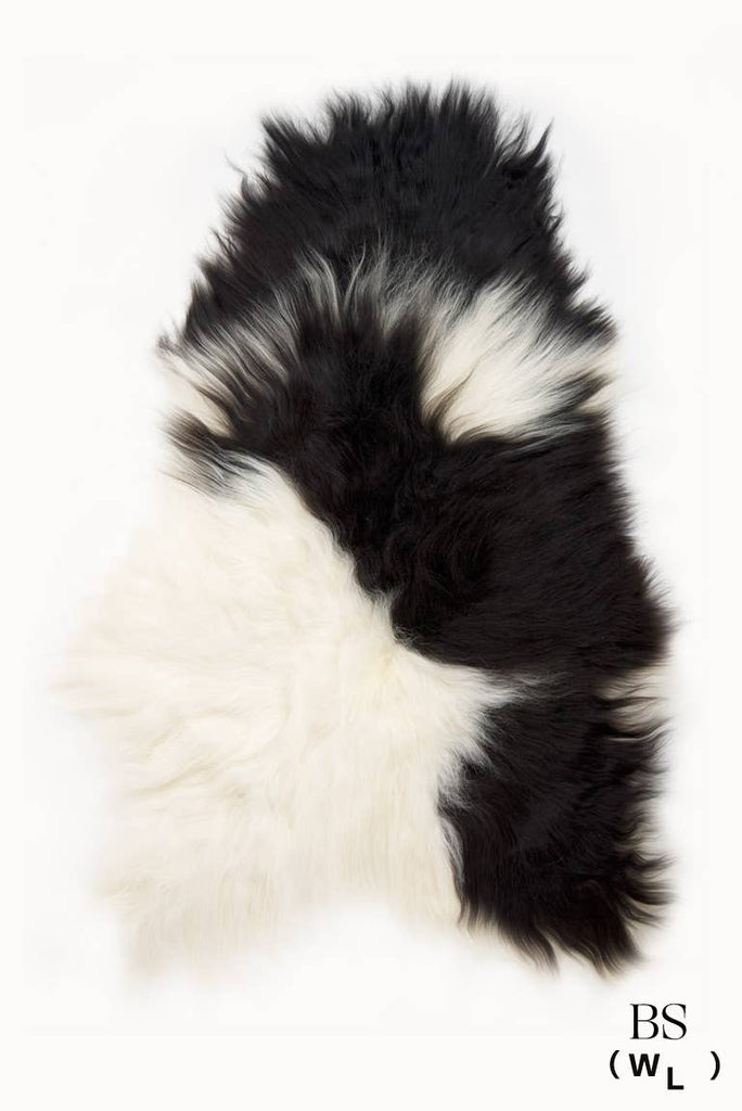 Spotted Icelandic Sheepskin Throw Rug