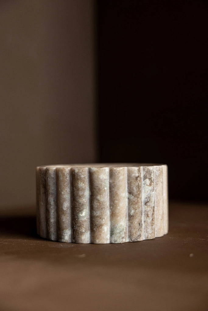Marble Soap Dish & Dish Brush