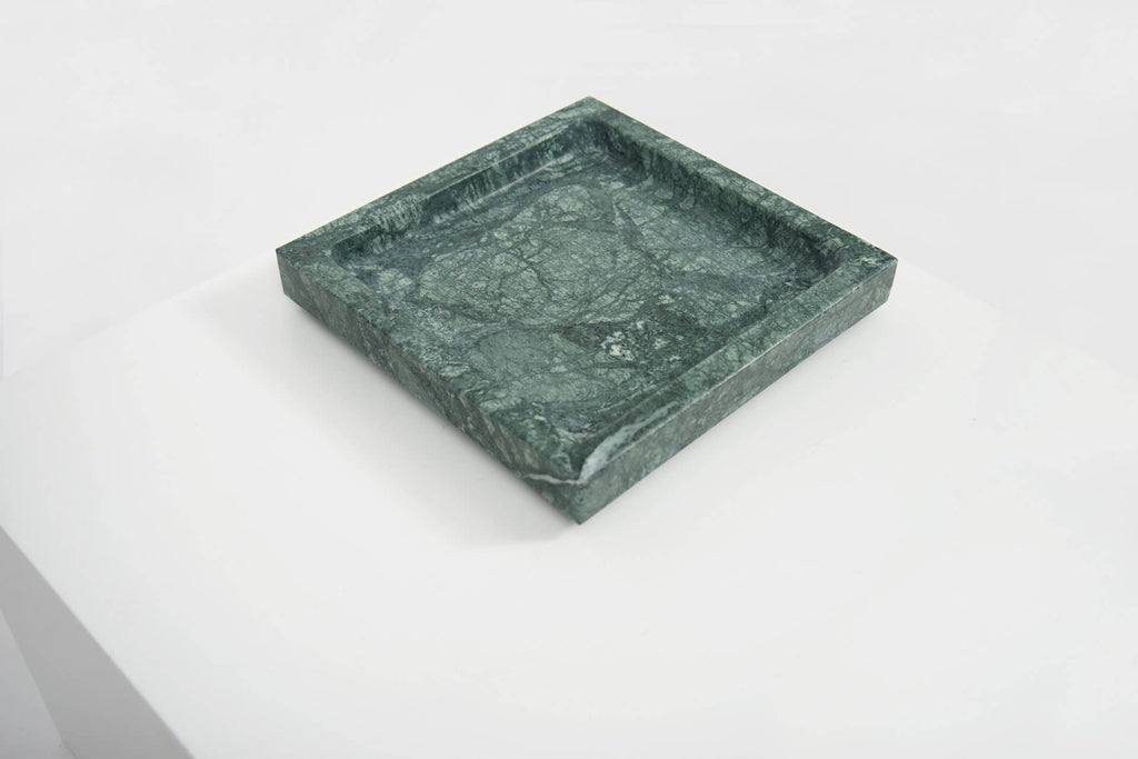 Empress Green Marble Large Square Tray